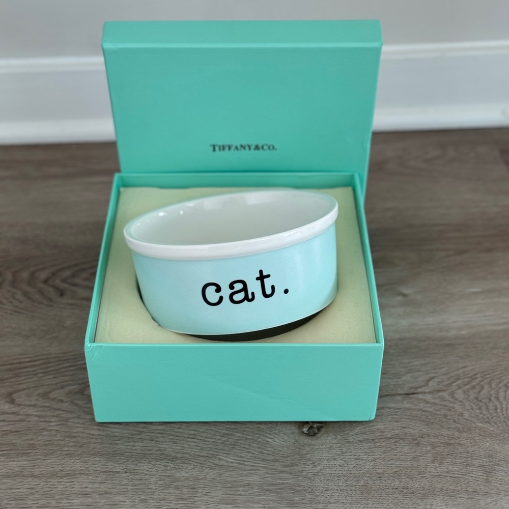 Tiffany & Co Cat bowl